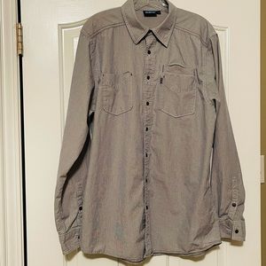 Men’s Kavu long sleeve dress shirt- Size L